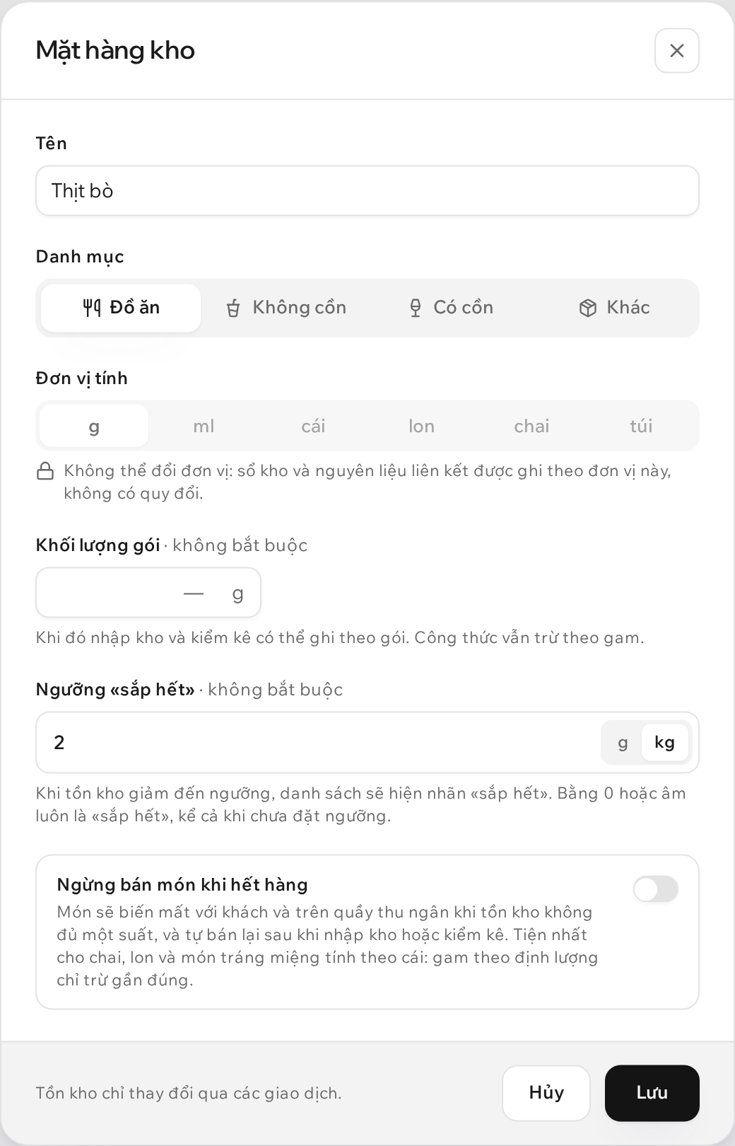 Ngưỡng «sắp hết»